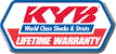 KYB Lifetime Warranty